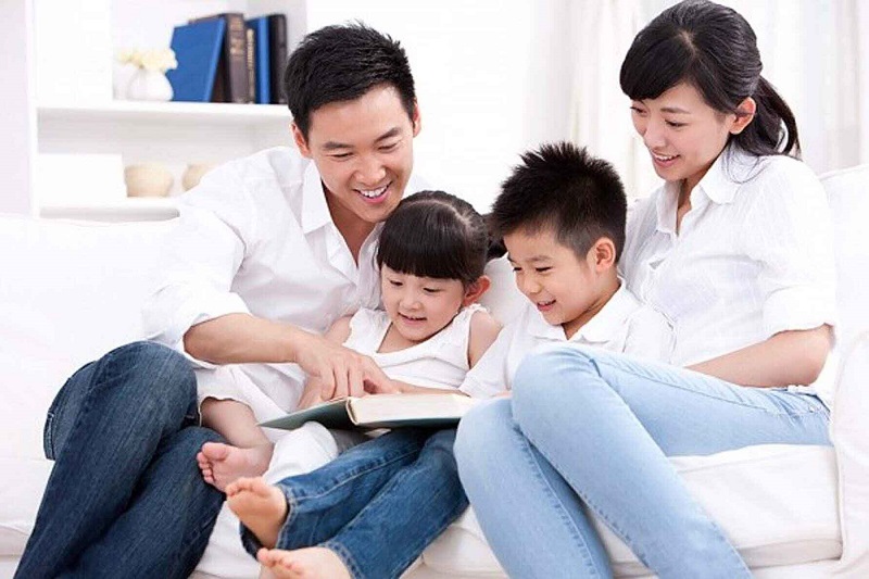 Cha mẹ đóng vai trò là tấm gương để trẻ học hỏi